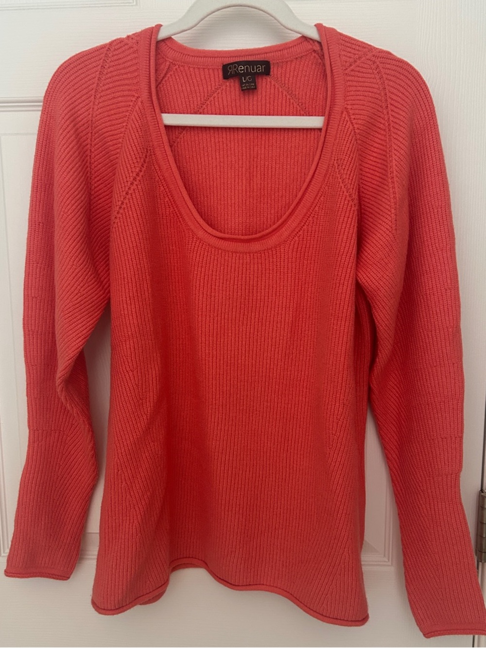 Renuar Coral Scoop Neck Knit Sweater